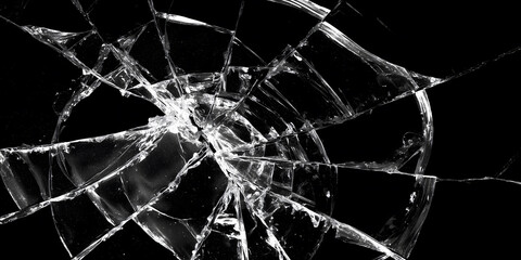 High detail broken glass texture background
