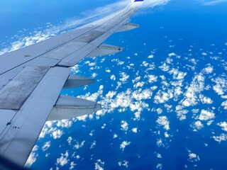 view from airplane window