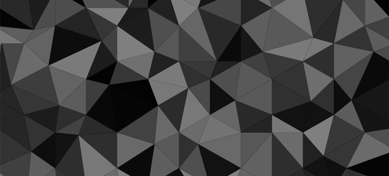 Abstract grit metal smooth dark crystal low polygon backdrop origami paper technology polygon paper triangle mosaic texture diamond wallpaper background