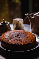 coffee and chocolate cake ,