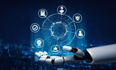 AI assisted certification and quality approval icons showing verified check, rating, award, compliance, trust, business standard, and customer assurance Entice