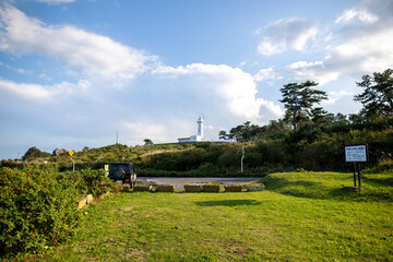The mountain and sea scenery of Ashigezaki, Hachinohe City, Iwate Prefecture, Japan