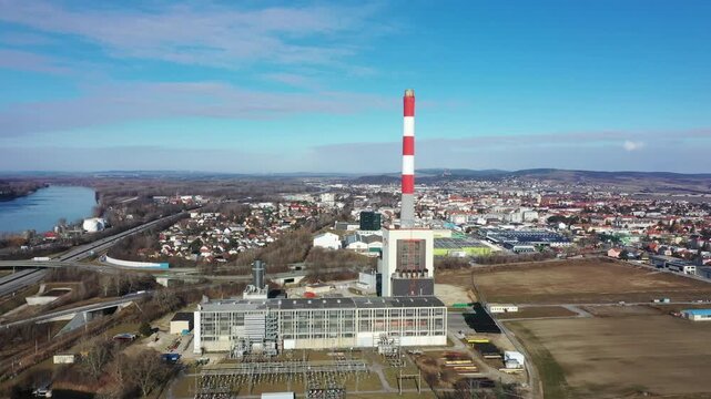 Korneuburg Caloric Power Plant in Lower Austria