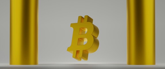 Bitcoins, Bitcoin Cryptocurrency Coin with digital circuit design, symbolizing blockchain technology, digital currency, decentralized finance, and the global crypto economy.