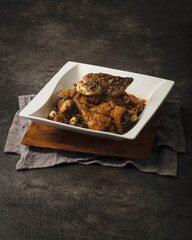 Delicious Roasted Chicken Dish with Vegetables.