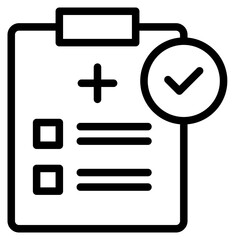 Fototapeta premium Healthy, society, protection, service, emergency, doctor, treatment, medical, report, diagnosis, health, prevention, icon vector illustration