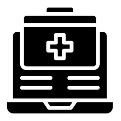 Obraz premium Health care, Patient, Subsidy, Wellness Program, Receipt, Medicine, Pharmacy, Trreatment, care, doctor, nurse, hospital, clinic, medicine, pill, report, vaccine, icon glyph style vector illustration 