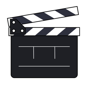 Illustration Clapperboard Cinema