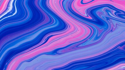 Swirling patterns of blue and pink