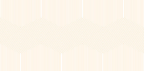 Minimalist Seamless Pattern with Thin Vertical Lines and Subtle Zigzags in a Warm Light Orange and White Color Palette