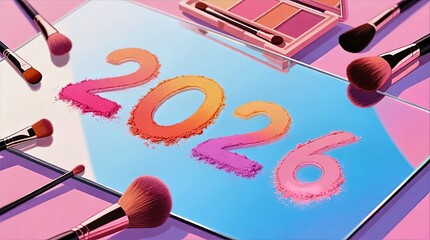 2026 Makeup Powder Mirror Reflection