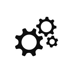 gear icon, Gear Settings symbol, cogwheel, Vector Illustration