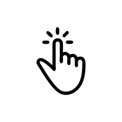 hand cursor icons. Computer mouse. vector illustration