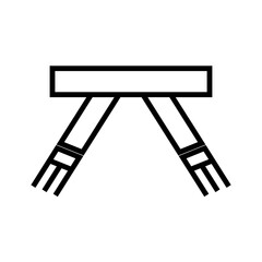 scarf vector icon illustration isolated on white background