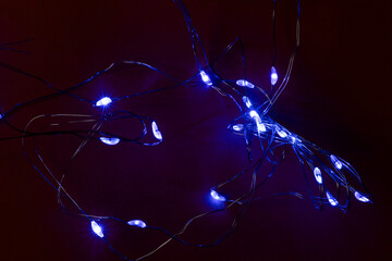 Christmas lights background