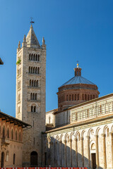 Duomo di San Cerbone bell tower and baptistery, Massa Marittima