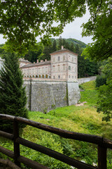 Realdo Castle historic building on hillside in Garessio