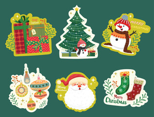 Cute Christmas Sticker Collection
