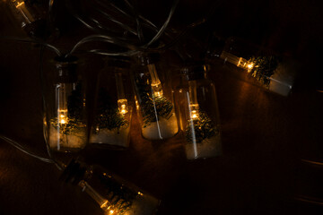 Christmas lights background