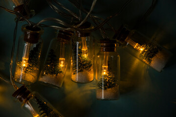 Christmas lights background