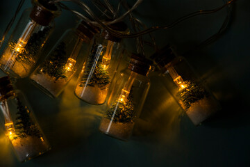 Christmas lights background