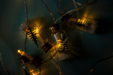 Christmas lights background