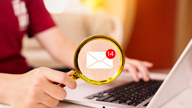 Digital Documents Flowing into an Envelope and Sending Away, Visualizing Fast Business Communication, Data Submission Workflow, and Email Delivery Process - Powered by Adobe