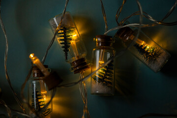 Christmas lights background