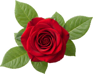 Red Rose PNG Transparent Background