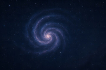 Fototapeta premium Majestic Spiral Galaxy in Deep Space - Cosmic View