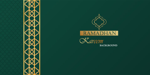 Islamic Arabic Style Luxury Ornament Background with Space for Text. EPS10, WEBSITE