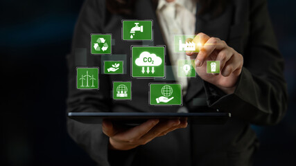 ESG concept integrates environmental, social, and governance practices to promote sustainability, responsibility, and ethical business development Latch