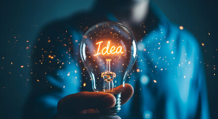 Empowering Innovation: Illuminate your brand with a bright idea, symbolizing creativity and success, making your message shine and resonate deeply.