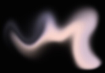 Abstract Fluid Pastel Gradient Swirl on Black Background Wallpaper