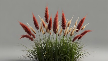Close-up of Soft Pink Feather Grass