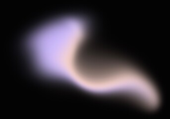 Abstract Fluid Pastel Gradient Swirl on Black Background Wallpaper