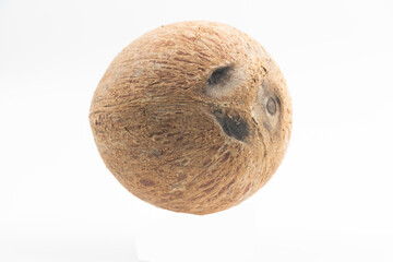 Coconuts isolated on white background