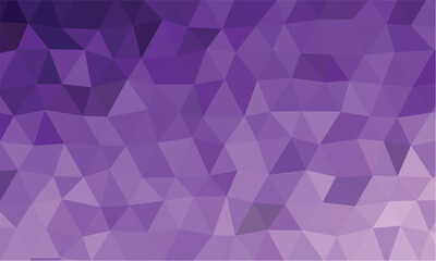 Amethyst background shows a gradient of small triangles in various shades of purple