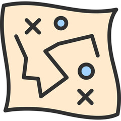 Treasure Map Icon