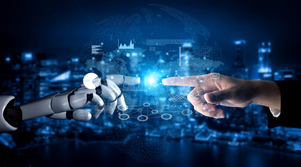 AI for global business data analysis and market research. Using AI analytics for insight into the worldwide economy and business strategy. Motif