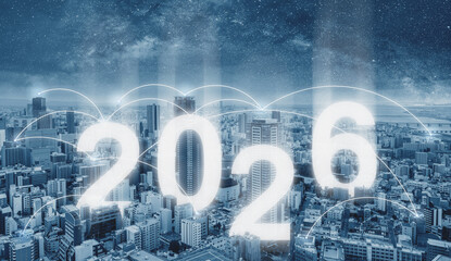 New technology, virtual reality, high speed internet, smart city, network and connection technology concepts