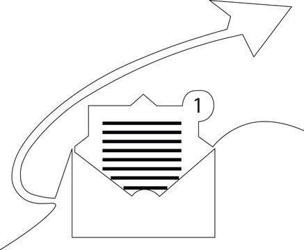 Illustration of an open envelope with a document inside against a white background space for text ai generated
Isolated Envelope and Checklist, Important Message from Mail, Paper Letter in the Post

