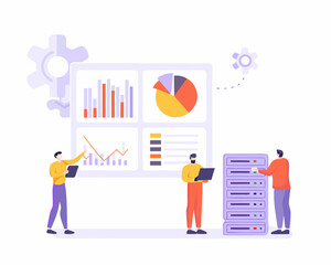 Data analysis and business solutions with team collaboration and server infrastructure