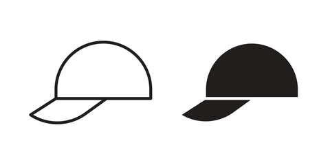Fototapeta premium Hat icons Symbol, logo illustration. icon concept for web design