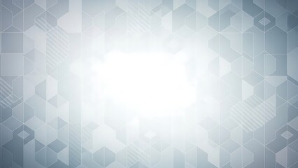 Abstract geometric pattern background with bright center