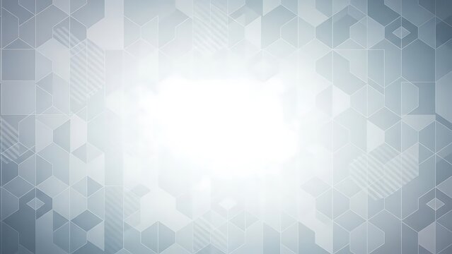 Abstract geometric pattern background with bright center - Powered by Adobe