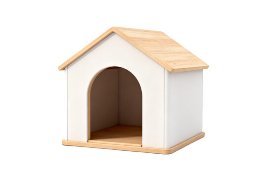Minimalist White Wooden Pet House