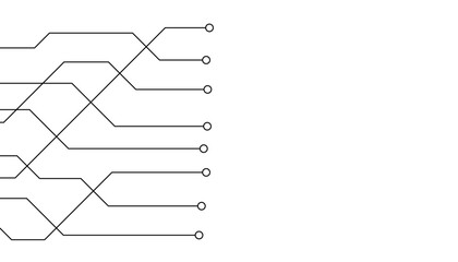 Abstract futuristic circuit board Illustration, Circuit board with various technology elements. Circuit board pattern for technology background. Vector illustration