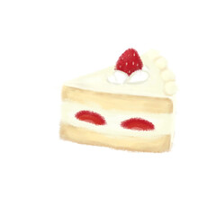 cake with strawberry