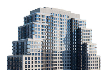 Obraz premium Modern Multistory Commercial Office Building Exterior